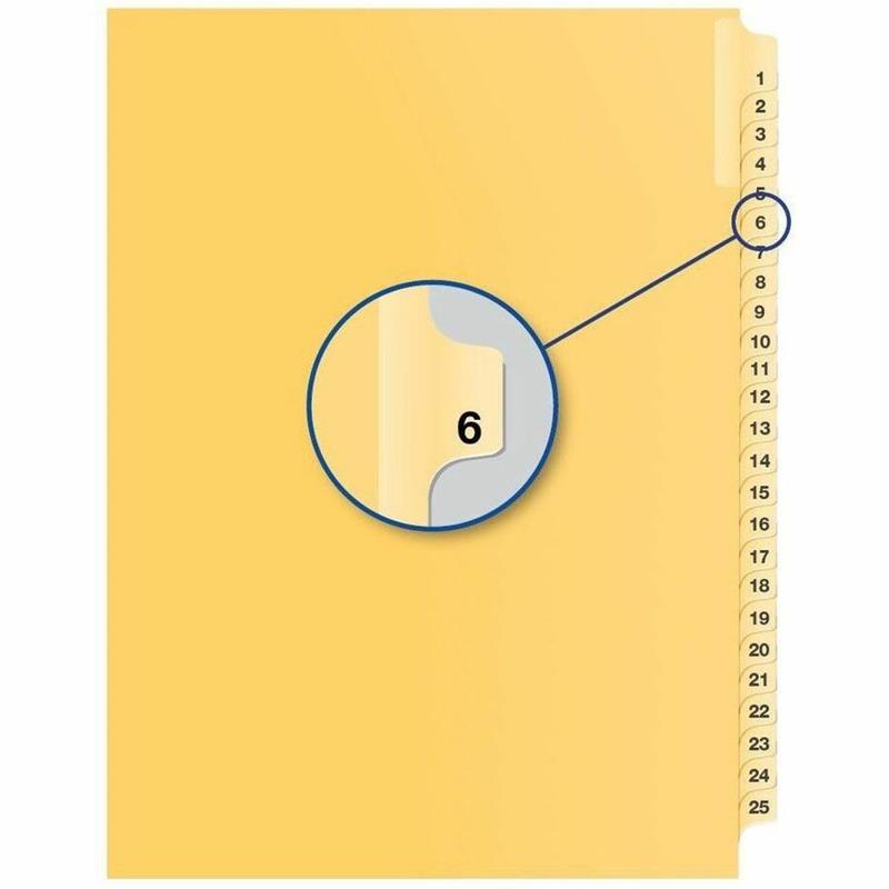 Image Quest Numerical Litigation Index Dividers
