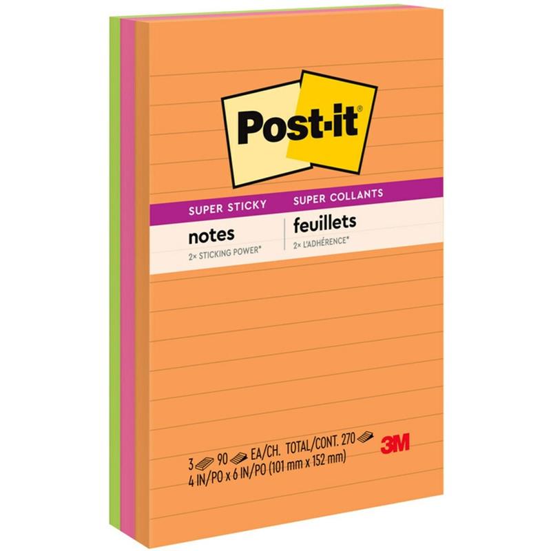 Image Post-it® Super Sticky Notes - Energy Boost Collection