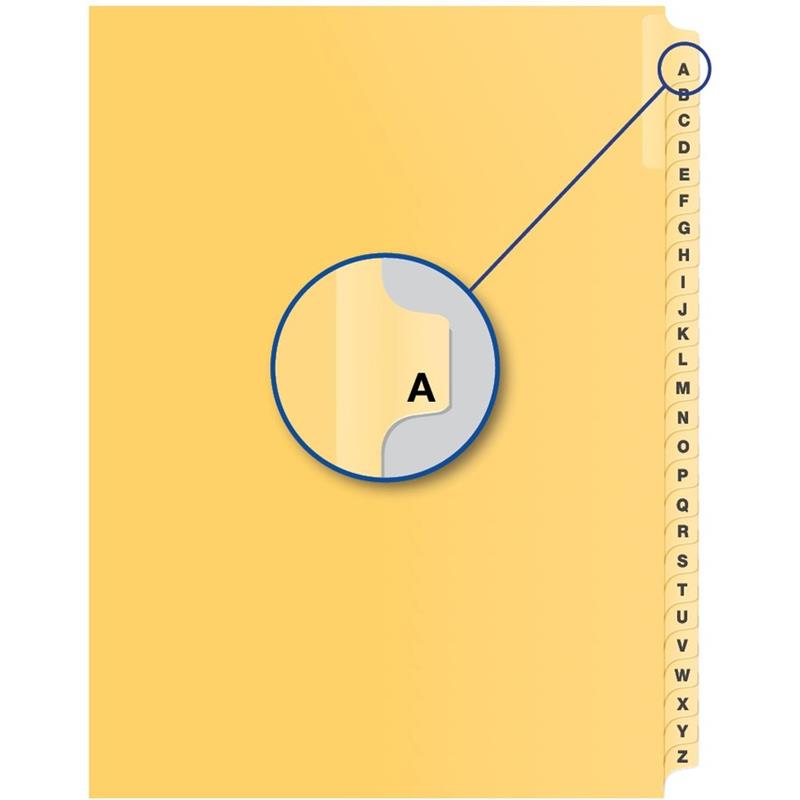Image Alphabetical Litigation Index Dividers