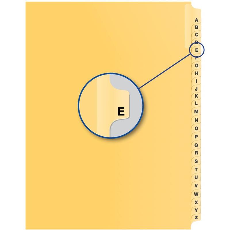 Image Alphabetical Litigation Index Dividers