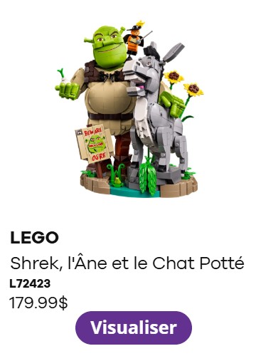 LEGO – Shrek, l'Âne et le Chat Potté