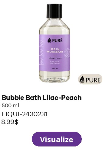 PURE – Bubble Bath Lilac-Peach 500 ml