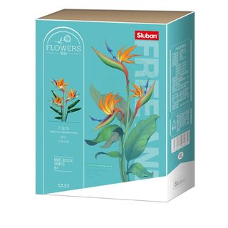 Sluban : fleur oiseau du paradis