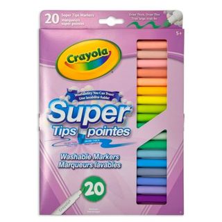 20 marqueurs Super Tips pastel