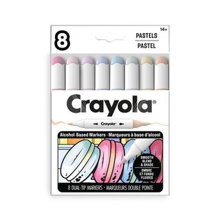 8 marqueurs à l'alcool, pastels