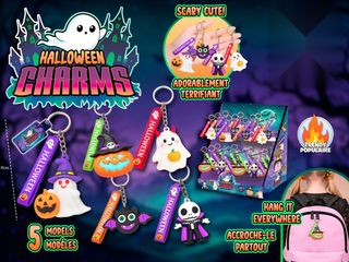 Porte-clés breloques 3D d'Halloween