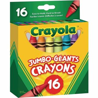 Crayons géants de couleurs assorties