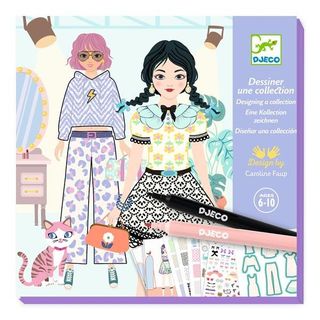 Djeco - La mode / Dessiner une collection - Trendy