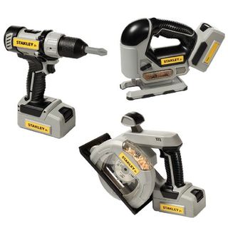 Stanley Jr. - Ensemble de 3 outils électriques, perceuse, scie circulaire, scie sauteuse