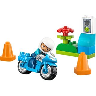 Lego Duplo - La moto de police bleue