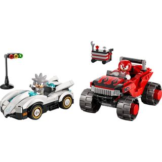 Lego Sonic - La voiture de Silver contre le Monster Truck de Knuckles