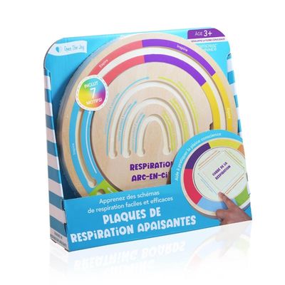 Planches de respiration apaisante en bois Open The Joy (en français)