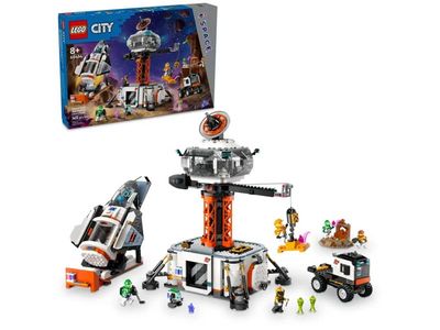 LEGO La base spatiale et la rampe de lancement