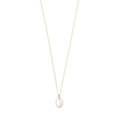 Collier de perles Eila, plaqué or