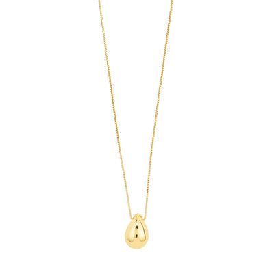 Collier Kaisyn à pendentif goutte, recyclé, plaqué or