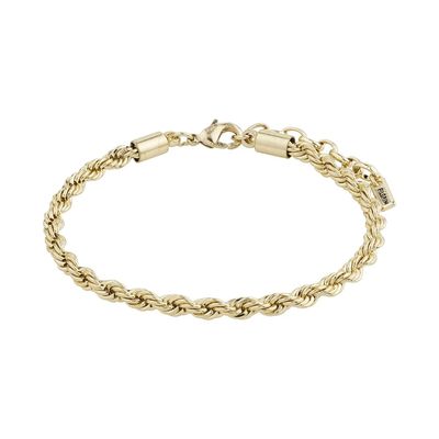 Bracelet chaîne Pam recyclé, plaqué or