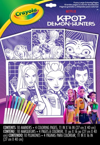 Pages duveteuses à colorier - K-Pop Demon Hunters