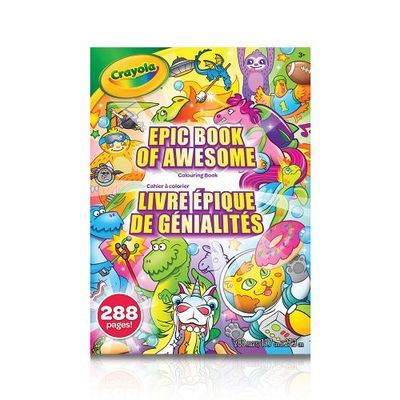 Livre à colorier 288 pages, assortiment