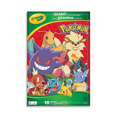 Pages géantes à colorier, Pokémon