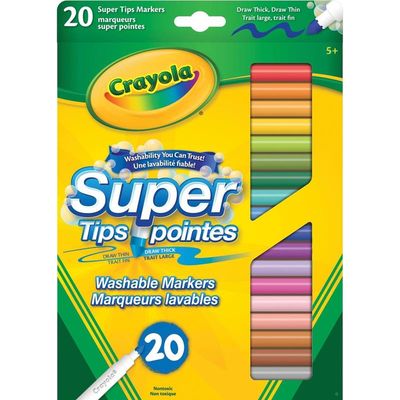 Marqueurs à colorier Super pointes - Paquet de 20